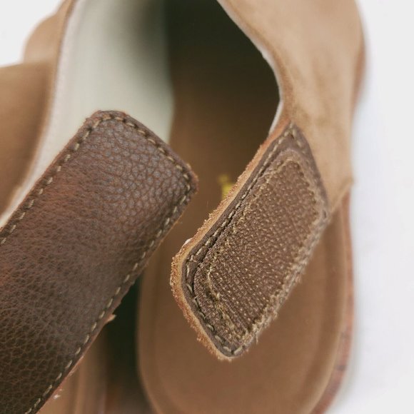 NEW ALEGRIA Rosie Tan Suede Comfort Shoes Wedge Sandals Size 38 - US 8-8.5 - Picture 8 of 12